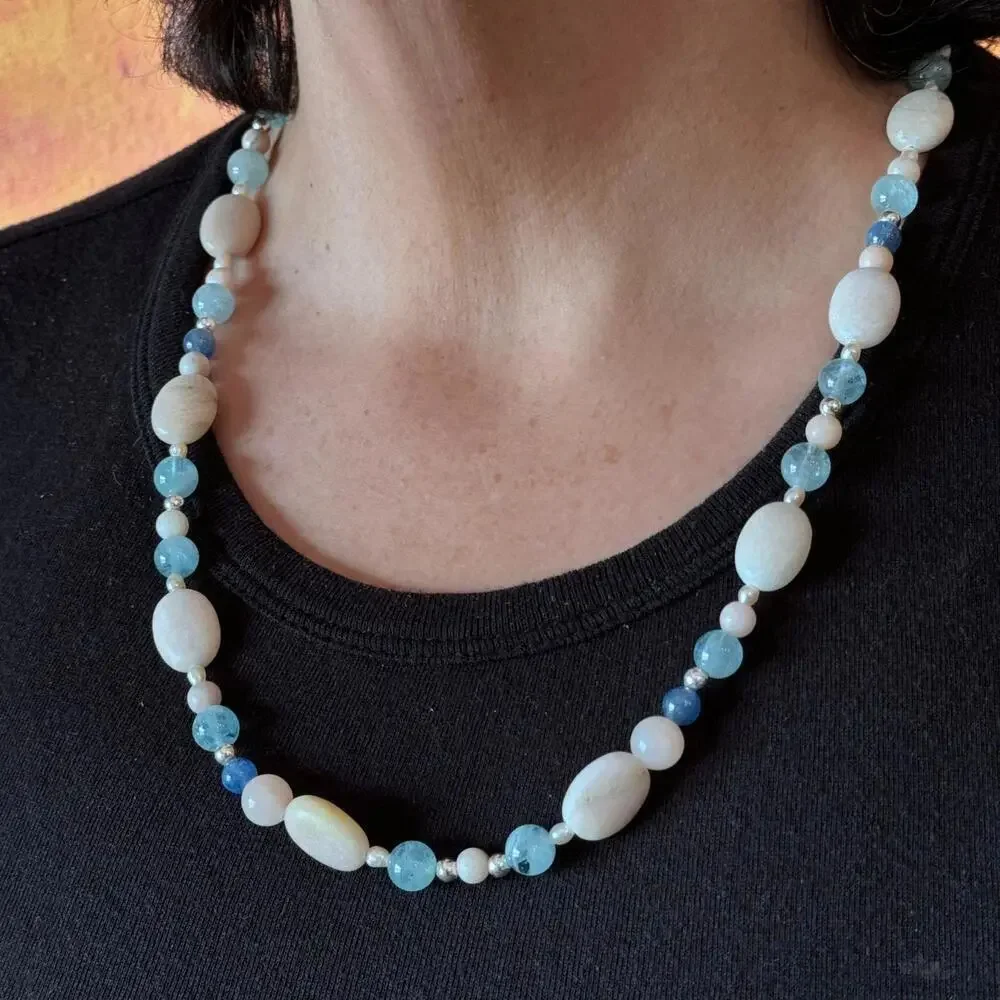 Carolyn Pollack Sterling Silver Beach Tone Multi Gemstone 23